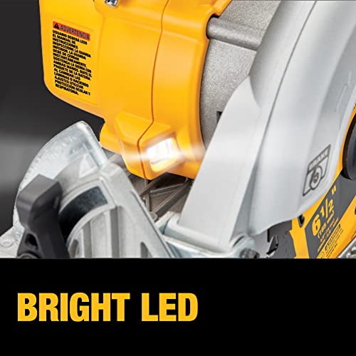 DEWALT 20V MAX* Circular Saw, 6-1/2-Inch, Cordless, Tool Only (DCS565B) DEWALT