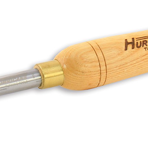 Hurricane Turning Tools, HTT-102, High Speed Steel, 5/8" Bowl Gouge (1/2" Flute) for Woodturning - WoodArtSupply