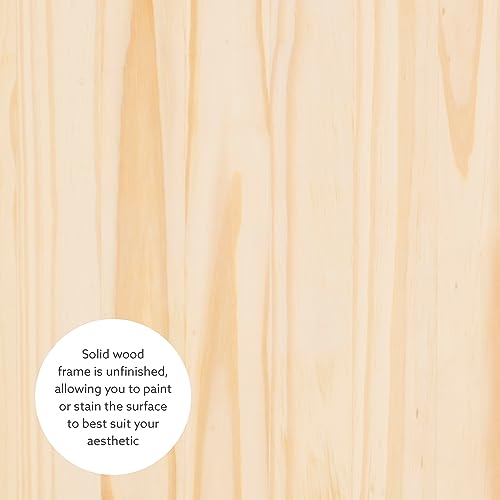 Linon Unfinished Wood Backless Interior Storage Harris Nook Linon