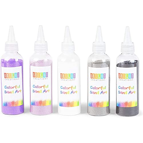 Bright Creations Colored Sand Bottles, Rainbow Colors (0.33 lb, 10 Pack) Bright Creations