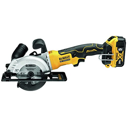 DEWALT ATOMIC 20V MAX* Circular Saw Kit, 4-1/2-Inch (DCS571P1) - WoodArtSupply