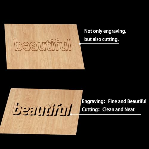 LAKIX 5W Laser Engraver, Laser Engraving Machine with 5000mW 0.08 * 0.08mm Fixed-Focus Compressed Spot Laser Module, APP Operation Laser Cutter for LAKIX