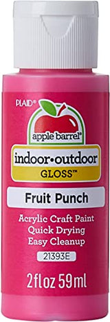 Apple Barrel Gloss Finish Acrylic Paint, 2 oz., Fruit Punch Apple Barrel