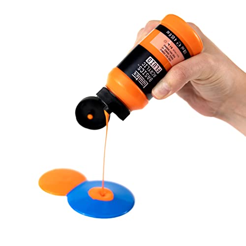 Liquitex BASICS Acrylic Fluid Paint, 12 x 118ml (4-oz.) Bottle Set Liquitex