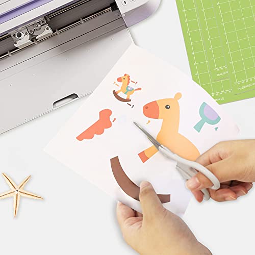 Weeding Tools Set Craft Vinyl Tools Scissors/Scrape/Weeders/Tweezers/Spatula/Scoring Stylus 7 PCS Craft Vinyl Weeding Kits for Cricut Stencils/Oracal KINGFINGER