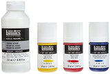 Liquitex Professional Iridescent Pouring Medium Set, Includes 3 x 2-oz Soft Body Acrylic Paint Bottles Liquitex
