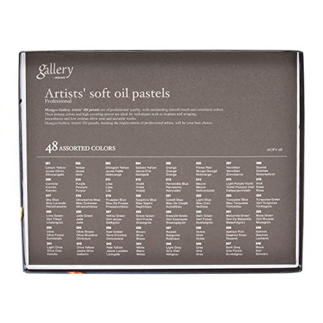 Mungyo Gallery Soft Oil Pastels Set of 48 - Assorted Colors Mungyo Gallery