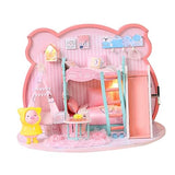 VICASKY 1 Set Children Play House Cottage The House Miniforce Toys Kids Playset Children Toys Kids Toys Creative DIY House Model DIY Wood Toy Manual VICASKY