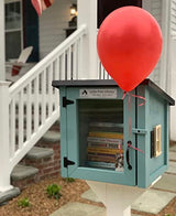 LITTLE FREE LIBRARY® Unfinished Kit with Official Charter Sign and World Map Access Included, Amish Crafted in America, Share Books, Support the LITTLE FREE LIBRARY