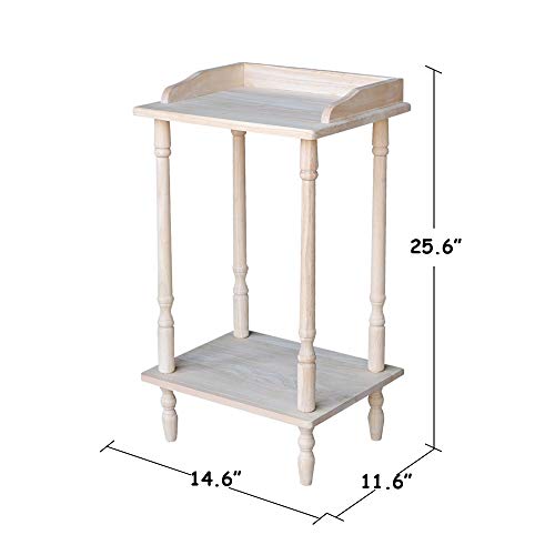 International Concepts Phone Stand, Unfinished IC International Concepts