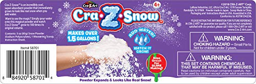 Cra-Z-Art Snow 3.5 oz Jar Cra-Z-Art