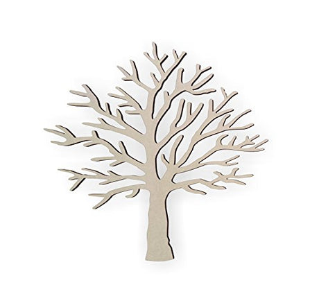 Jess and Jessica Wooden Tree Shape Cutout, Home Decor, Unfinished Jess and Jessica