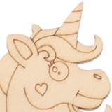 VILLCASE 1 Mermaid Donuts Unfinished Wood Slices Wood Craft Material DIY Crafts Material Wood Slices for DIY Blank Wood Slices DIY Wood Cutouts Wood VILLCASE