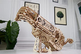 UGears Mechanical Models 3-D Wooden Puzzle - Mechanical Hurdy-Gurdy Musical Instrument UGEARS