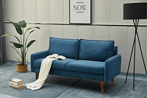 Maricome Unfinished Furniture Legs 8 inches Set of 4 Replacement Legs for Sofa Couch Cabinet Chair Solid Round Turned Screw in Maricome