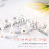 BQAN 2 Set Nail Holder for Painting Nails, Transparent Acrylic Nail Stand for Press on / Fake Nail Tips Training / Nails Display with 96 Pcs Reusable BQAN