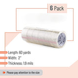 Mr. Pen- Packing Tape, 6 Pack, 2” Wide, 60 Yards, Shipping Tape, Packaging Tape, Clear Packing Tape, Moving Tape, Packing Tape for Moving Boxes, Mr. Pen