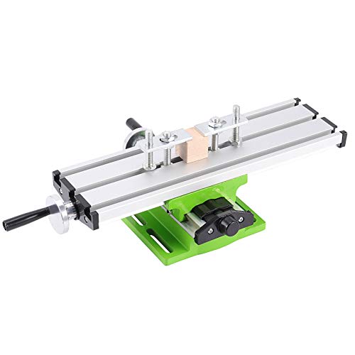 ZOENHOU 12.2 Inch Milling Machine Worktable, Precise Adjustive Multifunction Drill Vise Fixture Working Table, Compound Slide Table Cross X Y Vise ZOENHOU