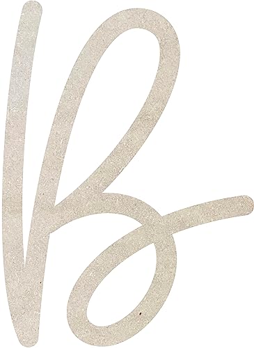 Unfinished Wood 7 inch B Small Wooden Letters, Baleno Handi Decorative Standing, Kids Nursery Decor, Wall HangingsWood Craft Letter NEXTCraft