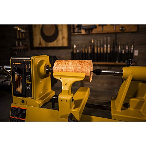 Powermatic 14" x 20" Woodworking Lathe with Stand, 1 HP, 1Ph 120V (Model PM2014) - WoodArtSupply