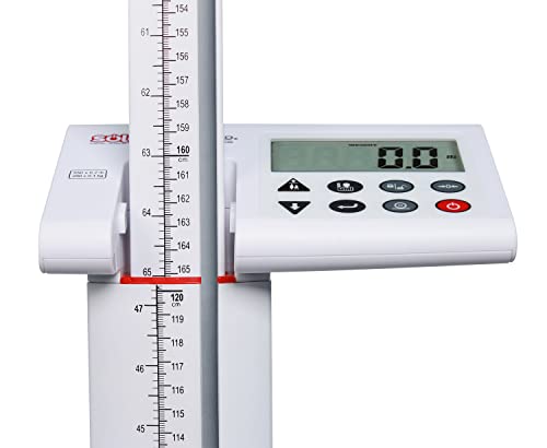 Detecto, Solo Digital Clinical Scale, Mechanical Height Rod, 550 lb x 0.2 lb / 250 kg x 0.1 kg Detecto
