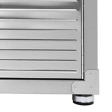 Seville Classics Mega Lockable Storage Cabinet, 48" W x 24" D x 72" H, Granite Seville Classics