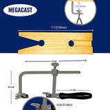 Megacast 3 in 1 Professional Jeweler's Saw Set Saw Frame 144 Blades Wooden Pin Clamp Wood Metal Megacast