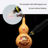 9pcs 1mm Pyrography Wire Tips Nibs Set Wood Burning Machine Pyrography Machine High Impedance Tips Wood Burning Pen,Pyrography Pen HEALLILY