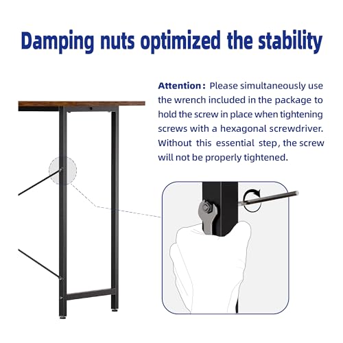 Pamray 32 Inch Computer Desk for Small Spaces with Storage Bag, Home Office Work Desk with Headphone Hook, Small Office Desk Study Writing Table Pamray