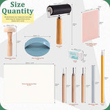 Keadic 41 Pieces Rubber Stamp Making Kit, Includes 2 Rubber Stamps Carving Blocks, 3 Carving Tools & Whetstone, Tracing Papers, Brayer Roller, Block Keadic