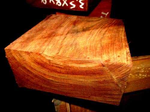 Parahita Store -1 Pcs 6 X 6 X 3" Che Chen (Caribbean Rosewood) Bowl Blank Lathe Turning Wood - Premium Quality Wood - Wood Working - Unfinished Wood