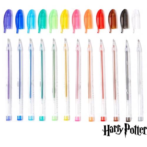 Innovative Designs Harry Potter Wizarding World Gel Pen Set for Kids, 24 Pack with Glitter Gel Pens, Cute Pens for Girls and Boys Innovative Designs