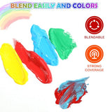 AROIC 16Colors Kids Washable Finger Paint, Non-Toxic, Art Painting Supplies for Toddlers, Finger Painting Supplies for Kids, Hand Painting DIY Crafts AROIC