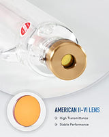 OMTech 60W CO2 Laser Tube for Laser Engraver & Cutter Machine, 1000mm 50mm Dia Laser Cutter Tube with Metal Head 6000hr MTTF, Laser Cutting Engraving OMTech