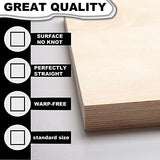 AIKS Basswood Sheets 8.8 x 8.8 x 1/16 Inch Unfinished Balsa Wood Sheets for Cricut Maker, Laser Cutting, Wood Burning, Architectural Models, AIKS