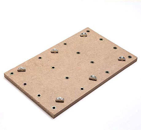 Genmitsu CNC MDF Spoilboard Table for 3018 CNC Router Machine, 30 x 18 x 1.2cm (11-4/5''x 7''x 1/2''), M6 Holes (6mm), Screws and Nuts Included Genmitsu