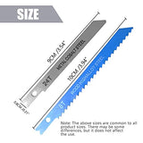 Saihisday 14PCS U-Shank Jigsaw Blades Jig Assortment for Wood Metal Cutting Saihisday