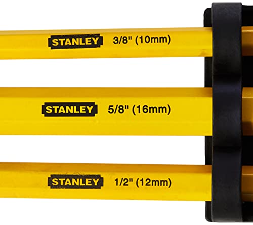 Stanley 4-18-298 Cold Chisel Set, 3 Pieces, Yellow/Black Stanley