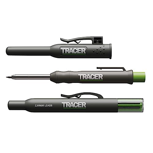 Tracer Deep Pencil Marker - Replacement Lead (6 Pack) - Site Holsters - All In One Marking Kit - Built For Construction - WoodArtSupply