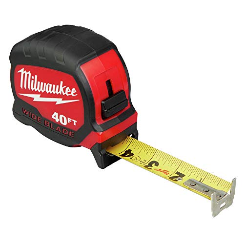 MILWAUKEE 40Ft Wide Blade Tape Measure - WoodArtSupply