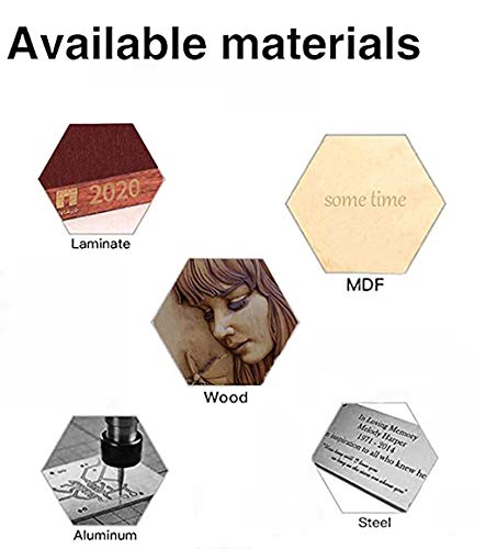 Jiiolioa V21201 20 Degree Profile Bit V Groove Engraving Router Bit 1/4" Shank 1/4"X2" Jiiolioa