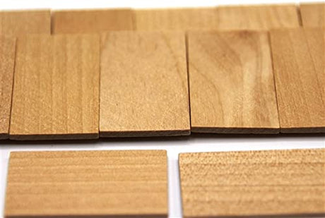 Dolls House Cedar Roof Shingles Unfinished Roofing Tiles Pack of 100 Wooden 1:12 Melody Jane Dolls Houses