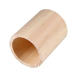 KALLORY 4 Pcs Unfinished Wooden Pen Holder Toothpick Dispenser Wood Remote Control Holder Stationery Organizer Pencil Pot Holder Pen Holders Wood Pen KALLORY