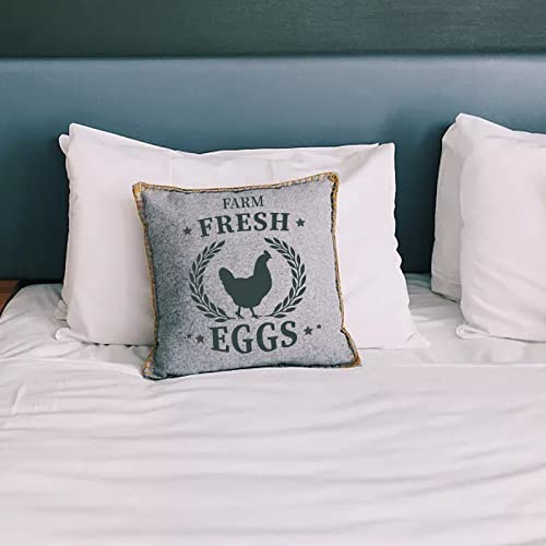 4 Pieces Hen Chicken Farmhouse Stencils Farm Fresh Eggs Stencil Rustic Farmhouse Reusable Stencil Templates DIY Chicken Country Farmhouse Home Decor CIEMODA
