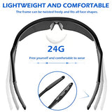 OXG 12 Pack Anti Fog Tinted Safety Glasses for Men, ANSI Z87.1 Safety Goggles Impact Scratch Resistant Eye Protection for Shooting, Work, OXG