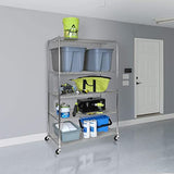 Seville Classics UltraDurable Heavy Duty NSF Solid Steel Wire Rack Storage Unit Organizer for Garage, Warehouse, Office, Restaurant, Classroom, Seville Classics