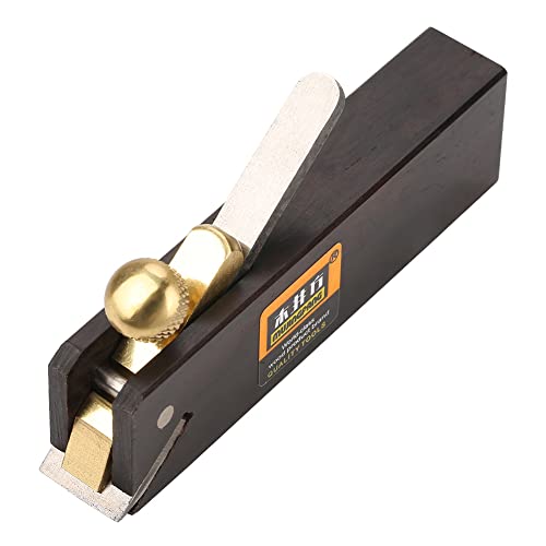 TOPINCN Mini Wood Planer, 3 inch Wood Hand Planer Ebony Woodworking Plane for Planing Surface Smoothing & Flat Bottom Trimming Wood Perfect for - WoodArtSupply