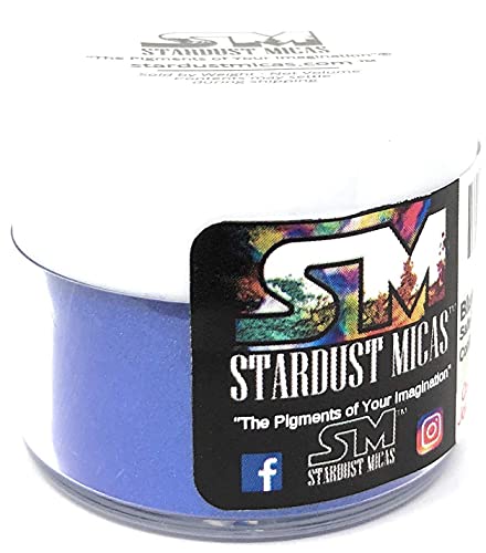 Stardust Micas Pigment Powder Cosmetic Grade Colorant for Makeup, Soap Making, Epoxy Resin, DIY Crafting Projects, Bright True Colors Stable Mica Stardust Micas