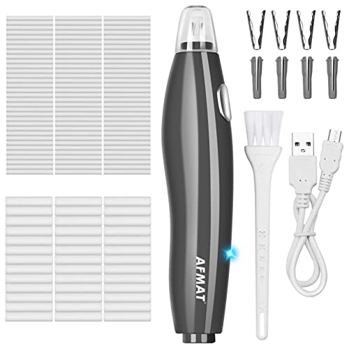 AFMAT Electric Eraser, Electric Eraser Kit for Artists,140 Eraser Refills, Rechargeable Electric Erasers for Drafting, Electric Pencil Eraser, AFMAT