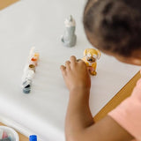 Melissa & Doug Created by Me! Pet Figurines Craft Kit (Resin Dog and Cat, 6 Paints, Paintbrush) Melissa & Doug